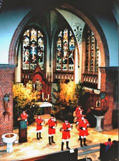 Hubertusmesse in Suhlendorf, Niedersachsen